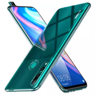 Microsonic Huawei Y9 Prime 2019 Kılıf Transparent Soft Beyaz