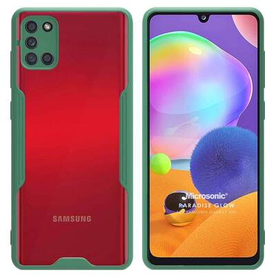 Microsonic Samsung Galaxy A31 Kılıf Paradise Glow Yeşil