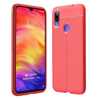 CaseUp Xiaomi Redmi Note 7 Pro Kılıf Niss Silikon Kırmızı