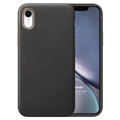 Microsonic Apple iPhone XR Kılıf Luxury Leather Siyah