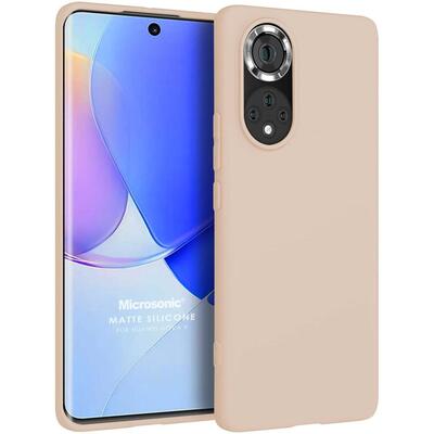 Microsonic Honor 50 Kılıf Matte Silicone Gold