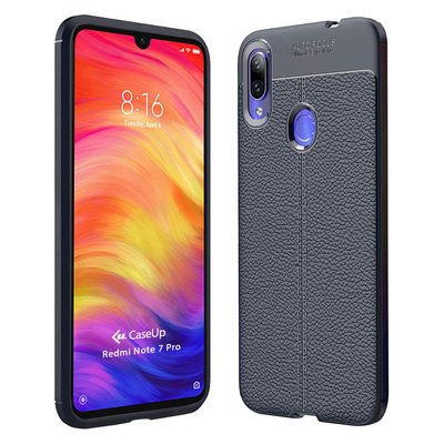 CaseUp Xiaomi Redmi Note 7 Pro Kılıf Niss Silikon Lacivert