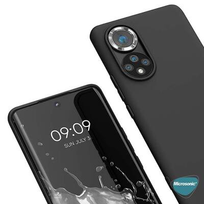 Microsonic Huawei Nova 9 Kılıf Matte Silicone Siyah