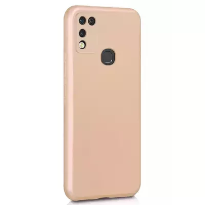 Microsonic Matte Silicone Infinix Hot 11 Play Kılıf Gold