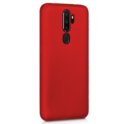 CaseUp Oppo A5 2020 Kılıf Matte Surface Kırmızı