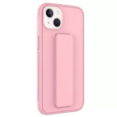 Microsonic Apple iPhone 15 Plus Kılıf Hand Strap Rose Gold