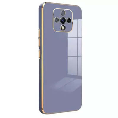 Microsonic TECNO Camon 16 Premier Kılıf Olive Plated Lavanta Grisi