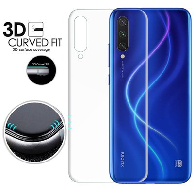 Microsonic Xiaomi Mi A3 Kavisli Ekran Koruyucu Film Seti - Ön ve Arka