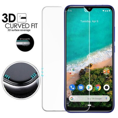 Microsonic Xiaomi Mi A3 Kavisli Ekran Koruyucu Film Seti - Ön ve Arka