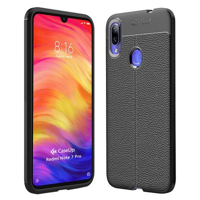 CaseUp Xiaomi Redmi Note 7 Pro Kılıf Niss Silikon Siyah