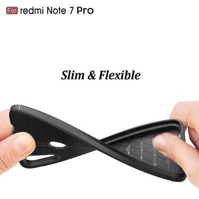 CaseUp Xiaomi Redmi Note 7 Pro Kılıf Niss Silikon Siyah