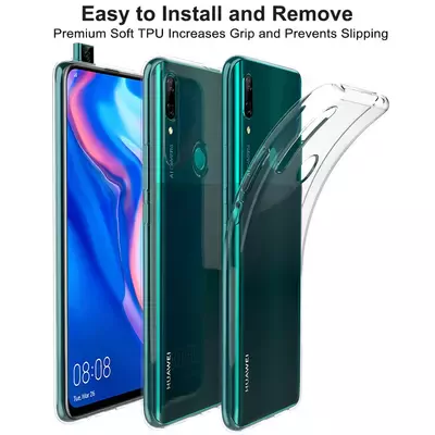 Microsonic Huawei P Smart Z Kılıf Transparent Soft Beyaz