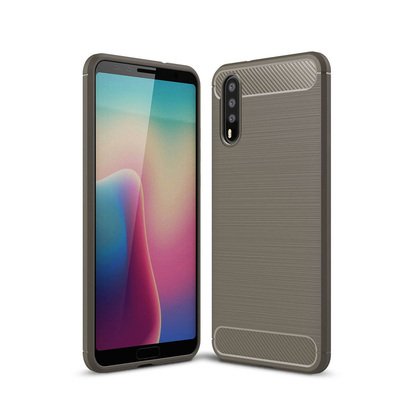 Microsonic Huawei P20 Kılıf Room Silikon Gri