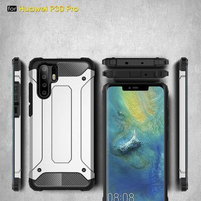 Microsonic Huawei P30 Pro Kılıf Rugged Armor Gold