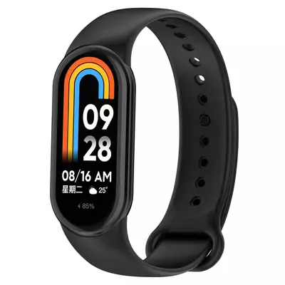 Microsonic Xiaomi Mi Band 9 Silikon Kordon Siyah