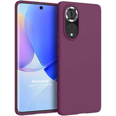 Microsonic Huawei Nova 9 Kılıf Matte Silicone Mor