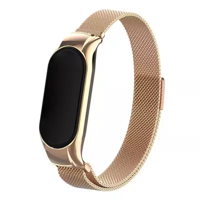 Microsonic Xiaomi Mi Band 7 Milanese Loop Kordon Rose Gold