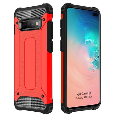 CaseUp Samsung Galaxy S10 Plus Kılıf Tank Kırmızı