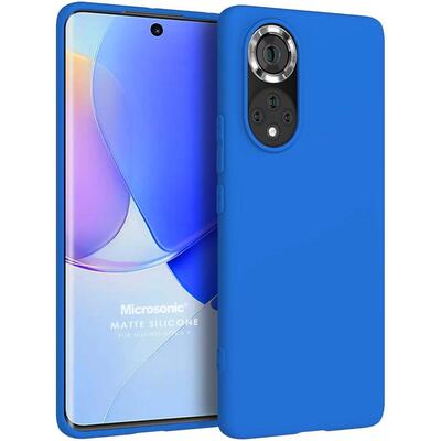 Microsonic Huawei Nova 9 Kılıf Matte Silicone Mavi