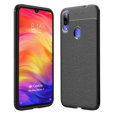 CaseUp Xiaomi Redmi Note 7 Kılıf Niss Silikon Siyah