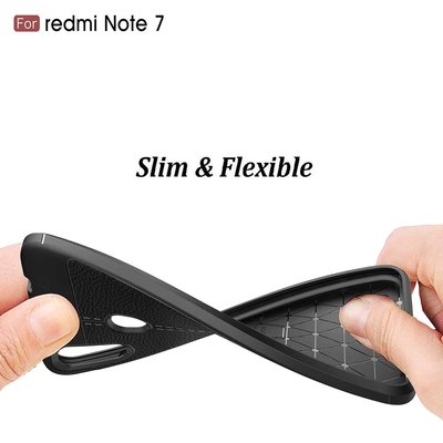 CaseUp Xiaomi Redmi Note 7 Kılıf Niss Silikon Siyah