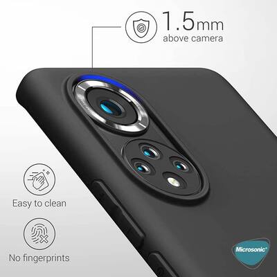 Microsonic Huawei Nova 9 Kılıf Matte Silicone Lacivert