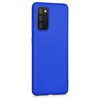 Microsonic Samsung Galaxy A02s Kılıf Matte Silicone Mavi