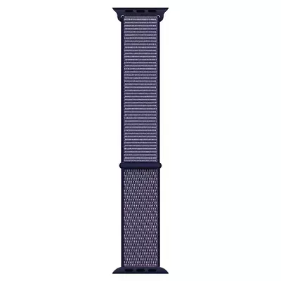 Microsonic Apple Watch Series 8 45mm Hasırlı Kordon Woven Sport Loop Lacivert