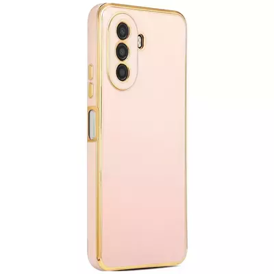 Microsonic Huawei Nova Y70 Kılıf Olive Plated Pembe