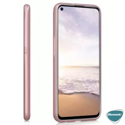 Microsonic Matte Silicone Realme 6 Kılıf Siyah