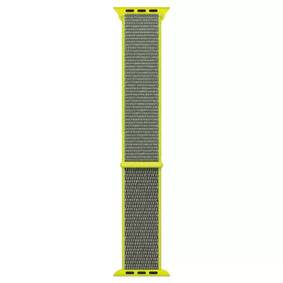 Microsonic Apple Watch Series 8 45mm Hasırlı Kordon Woven Sport Loop Koyu Yeşil