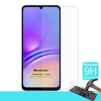 Microsonic Samsung Galaxy A06 Tempered Glass Cam Ekran Koruyucu