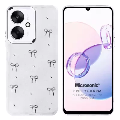Microsonic Xiaomi Redmi 13C Kılıf PrettyCharm Bow