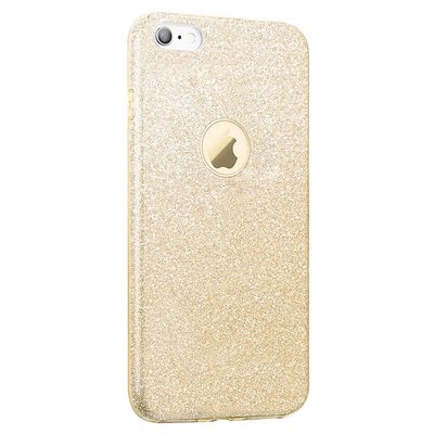 Microsonic Apple iPhone 6 Kılıf Sparkle Shiny Gold