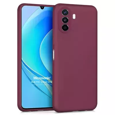 Microsonic Huawei Nova Y70 Kılıf Matte Silicone Mor