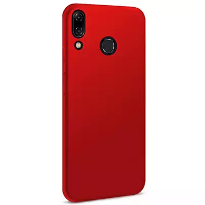 Microsonic Matte Silicone Asus Zenfone 5 (6.2'') ZE620KL Kılıf Kırmızı