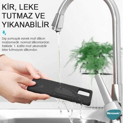 Microsonic Apple iPhone 12 Pro Max Kılıf Liquid Lansman Silikon Mavi