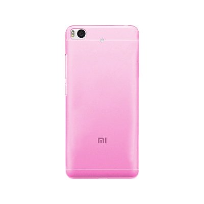 Caseup Xiaomi Mi 5S Kılıf Transparent Soft Pembe