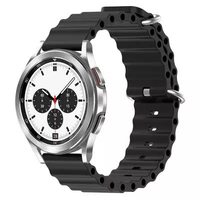 Microsonic Huawei Watch 5 46mm Kordon Ocean Band Siyah