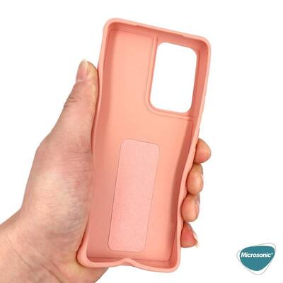 Microsonic Samsung Galaxy S22 Kılıf Hand Strap Lacivert