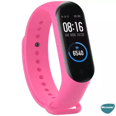 Microsonic Xiaomi Mi Band 7 Silikon Kordon Pembe