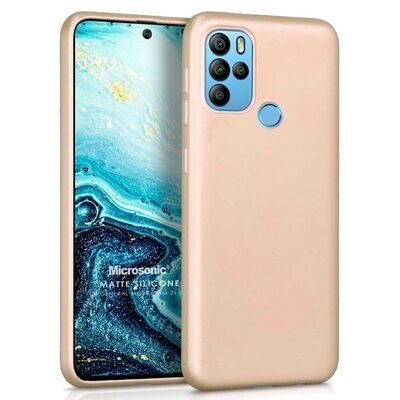 Microsonic General Mobile GM 21 Pro Kılıf Matte Silicone Gold