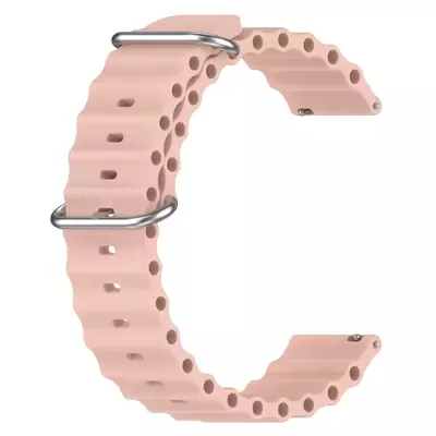 Microsonic Huawei Watch 5 46mm Kordon Ocean Band Pembe