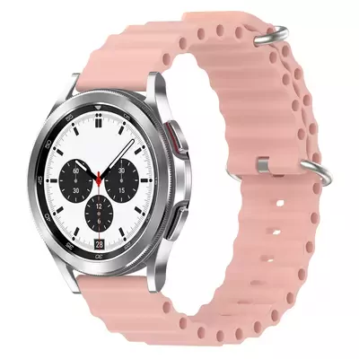 Microsonic Huawei Watch 5 46mm Kordon Ocean Band Pembe