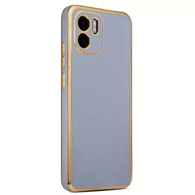 Microsonic Xiaomi Redmi A1 Kılıf Olive Plated Lavanta Grisi