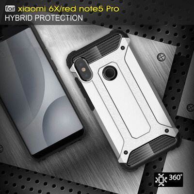 Microsonic Xiaomi Redmi Note 5 Kılıf Rugged Armor Mavi