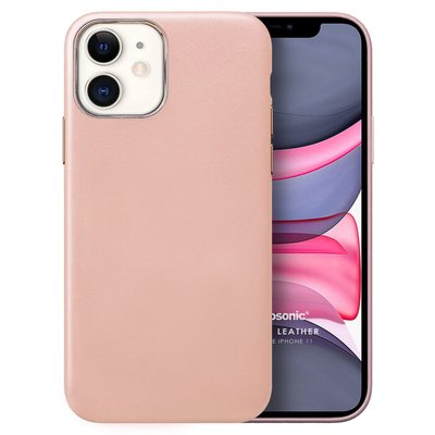 Microsonic Apple iPhone 11 Kılıf Luxury Leather Rose Gold