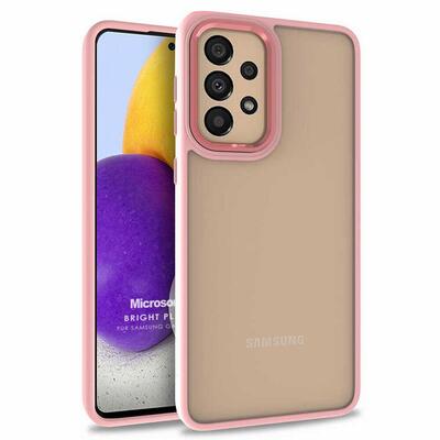 Microsonic Samsung Galaxy A73 5G Kılıf Bright Planet Rose Gold