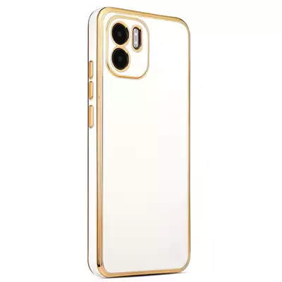 Microsonic Xiaomi Redmi A1 Kılıf Olive Plated Beyaz