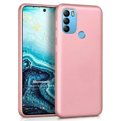 Microsonic General Mobile GM 21 Plus Kılıf Matte Silicone Rose Gold